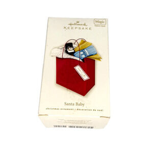 2008 Hallmark Keepsake Sounds of the Season Santa Baby Holiday Ornament 3.25"H